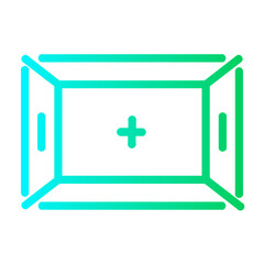 frame Line Gradient Icon