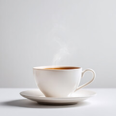 Fototapeta premium Cup with Tea and Saucer