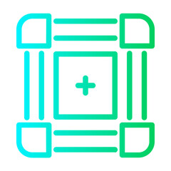 frame Line Gradient Icon