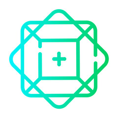photo Line Gradient Icon