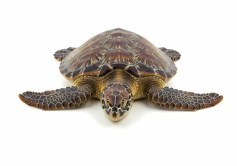 Obraz premium Sea Turtle on white background