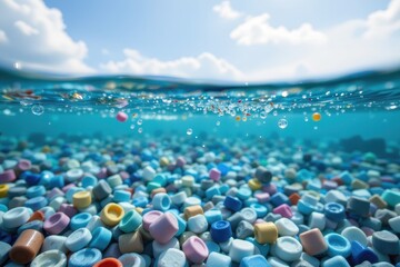 explain how banning microplastics in cosmetics helps reduce plastic pollution in water bodies.