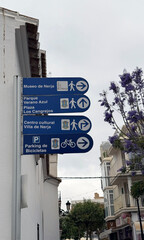 Nerja, Spain - June 02, 2025: Nerja, balcony of Europe, beach, old town, historical center,...