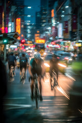 The Pulse of a City: Capturing the Essence of Urgency in Urban Movement During a Busy Rush Hour