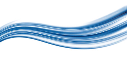 Obraz premium Abstract Blue Wave Lines Flowing Motion With Textured Effect On Transparent Background Isolated Transparent Background