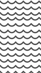 Abstract Wave Pattern Repeating Across White Background Creating Seamless Texture