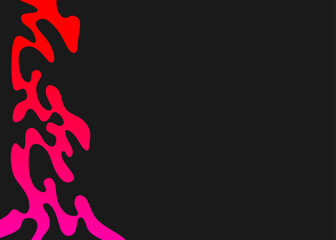 Abstract background with gradient wavy line pattern and with some copy space area