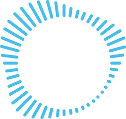 Circle Audio Wave Frame