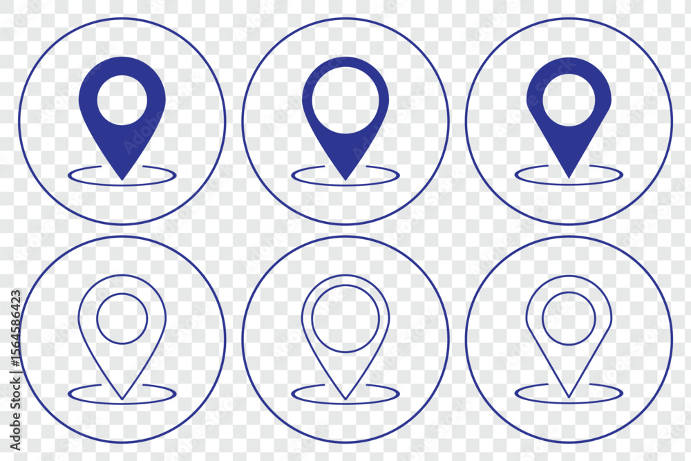Poster location icon. map pin icon set. location marker. location pin. map pin icon vector illustration eps