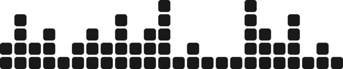 Audio Wave Silhouette