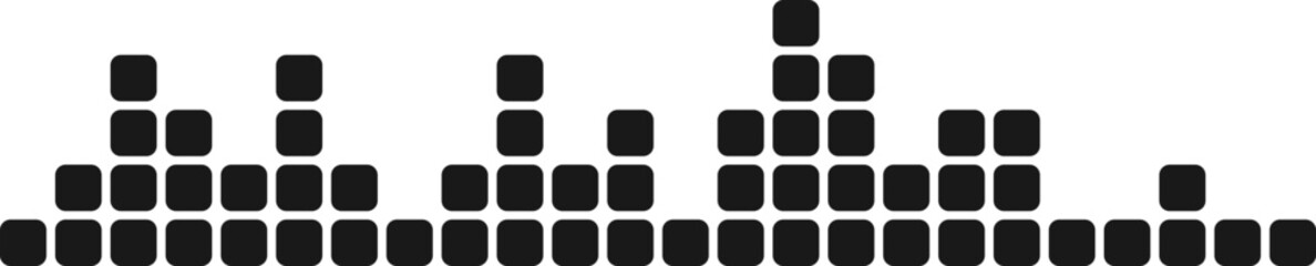 Audio Wave Silhouette