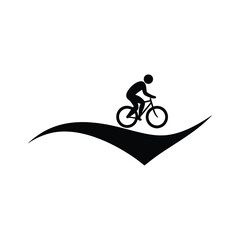 bicycle symbol vector