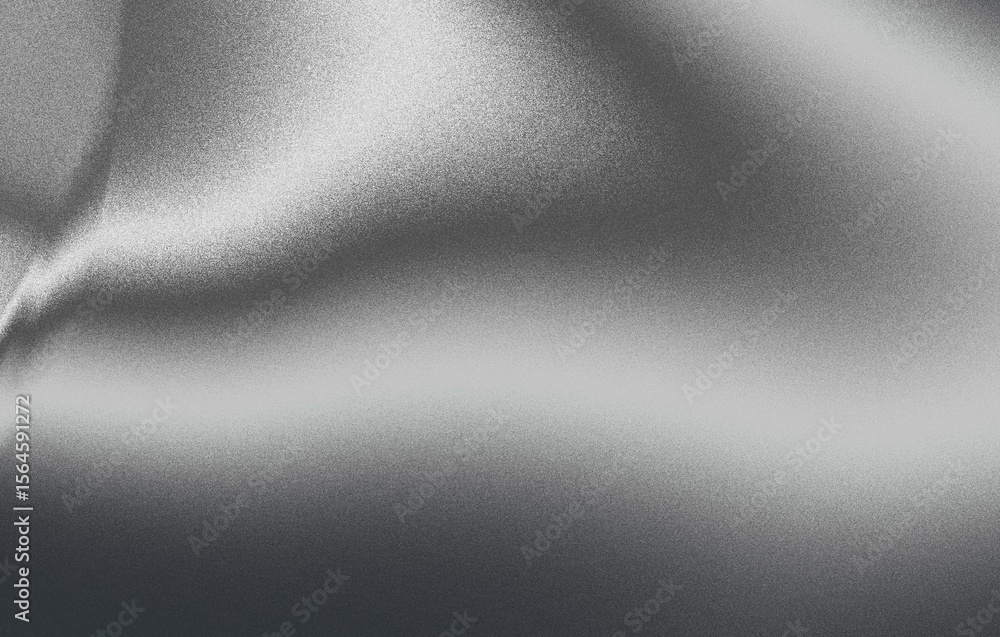 Poster smooth gray fabric texture with soft folds and highlights.
