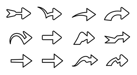 set of arrows