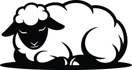 Vector black silhouette of a animals on a white background