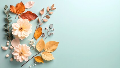Autumn floral arrangement studio still life soft light close-up fall aesthetic