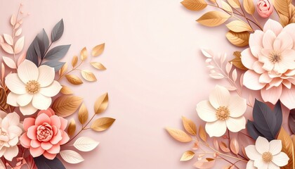 Elegant floral arrangement with soft pink background still life photography home decor serene atmosphere close-up view beauty and nature concept