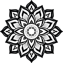 Ornamental luxury mandala pattern	