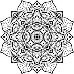 Ornamental luxury mandala pattern	