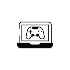 Game icon design with white background stock illustration