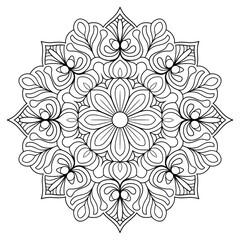 vector illustration of a flower