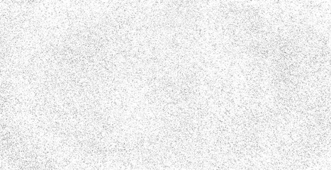 Distress paper background. Grain, noise, dust effect. Sand pattern. Black grainy rough texture isolated on white. Snow overlay. Vector illustration, EPS 10.