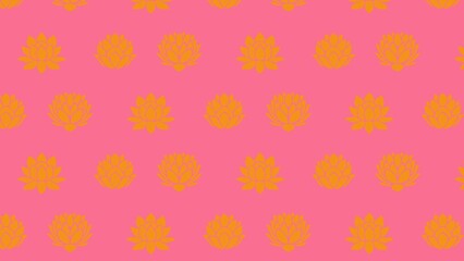 Vector seamless water Lilly , lotus pattern multicolored 