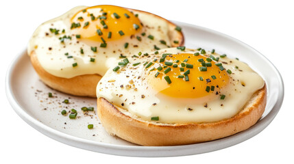 bagel with cream cheese and chives