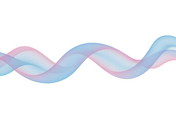 Flowing pastel waves abstract design pink