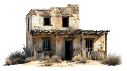 abandoned house in the woods