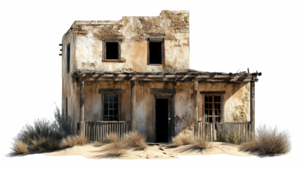 abandoned house in the woods