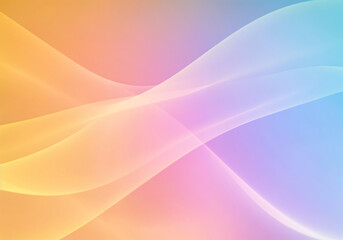 Smooth flowing curves gradient background abstract blue