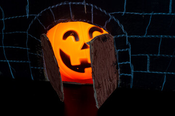 scary halloween pumpkin