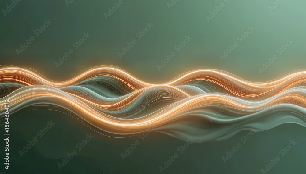 Aufkleber Elegant abstract background design for computer monitors featuring flowing wave patterns