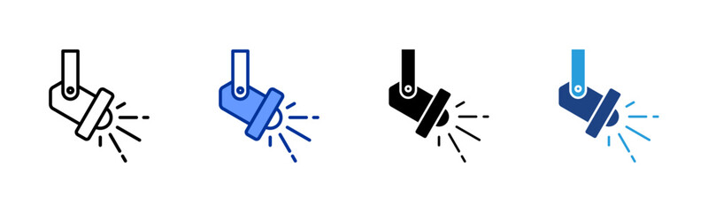 Spotlight icon sheet multiple style collection