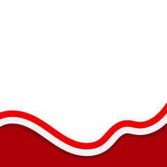 Indonesia Flag Footer