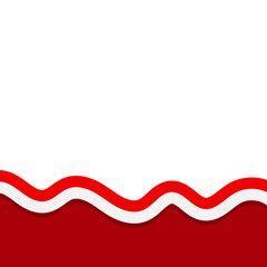 Indonesia Flag Footer