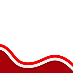 Indonesia Flag Footer
