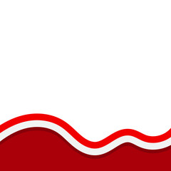Indonesia Flag Footer
