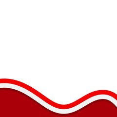 Indonesia Flag Footer