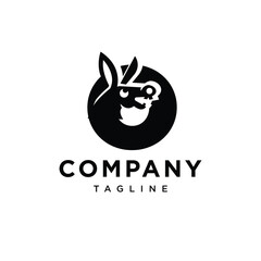 Letter O Crazy Donkey Logo Icon