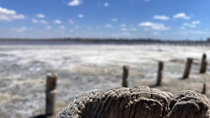 salt on the beach, salty resort 