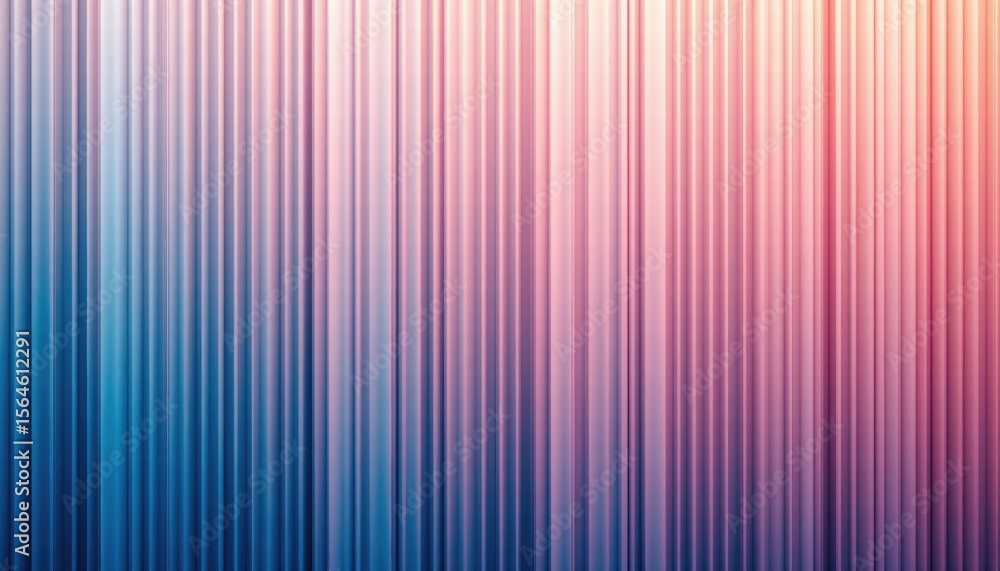 Poster abstract gradient background with vertical stripes in soft pastel colors from pink to blue for moder