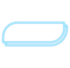 Neon Button Signboard Frame