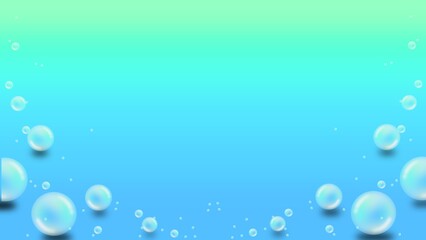 Bright Aqua to Blue Gradient