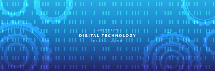 Blue abstract technology background. business technology communication. Hi tech digital connection. high tech. science. modern technology business concept. futuristic background. vector illustration