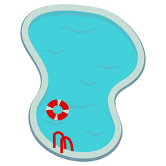 Swimming Pool Illustration