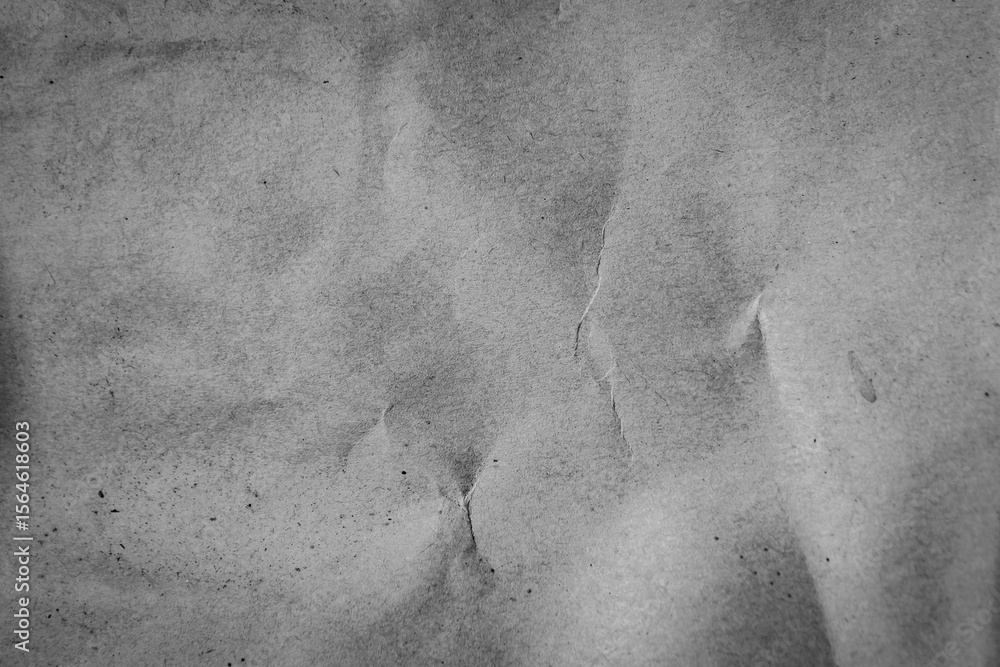 Poster abstract textured paper: a detailed close-up of crumpled paper, revealing subtle variations in tone 