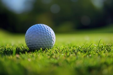 Obraz premium close up of golf ball