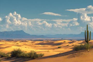 Limitless Desert Horizon: Exploring the Boundless Beauty and Adventure of Nature's Endless Expanse Beyond the Dunes